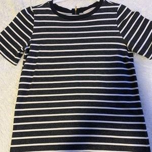 Black and white tshirt dress